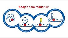Hjärtstartare är en länk i Kedjan som räddar liv!